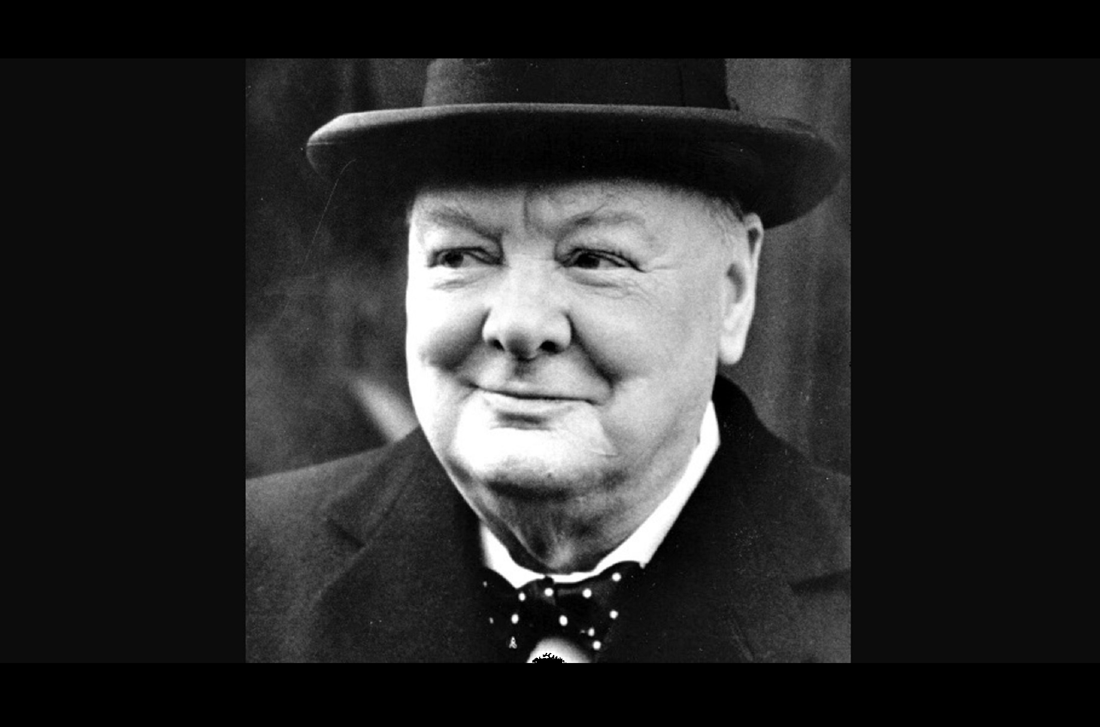 Le premier ministre britannique Winston Churchill